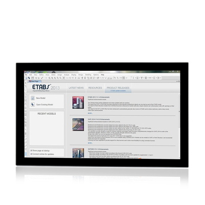 Дюйм 1920 x 1080 Multi касание PCAP ПК 24 панели TPM 2,0 промышленный царапает устойчивое