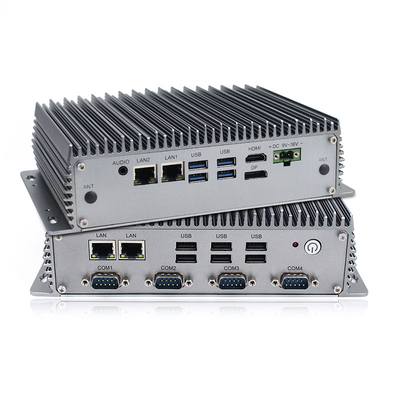 Ядр 2.1GHz ПК коробки C.P.U. I3-8145U промышленное врезанное двойное с 4 x RS232