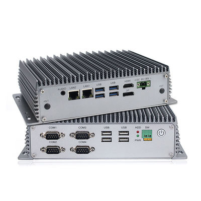 ПК коробки C.P.U. Gen I3 I5 Fanless мини ПК восьмой промышленный врезанный для вычислять края