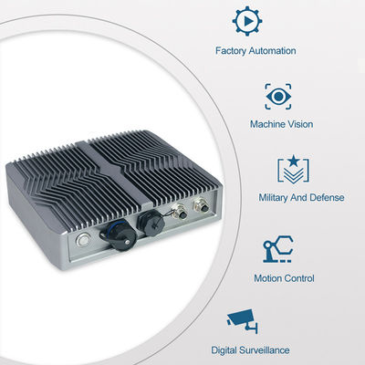 Двойной ПК 2USB промышленный Fanless мини, на открытом воздухе мини ПК Lan настольный IP67 Fanless I5