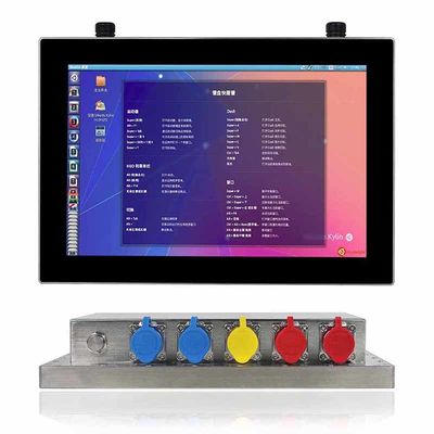 ПК экрана касания 450cd/M2 SUS304 водоустойчивый 12 дюйма для мясной промышленности
