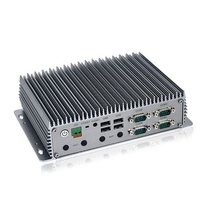 Квадрацикл Gen J6412 Fanless промышленного мини ПК двенадцатый вырезает сердцевина из 2.0GHz 3xLAN RS232 RS422 RS485