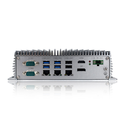 J6412 промышленный Fanless мини ПК ЛИНУКСА RS232 RS485 настольный компьютер WIN10 LAN ПК 3
