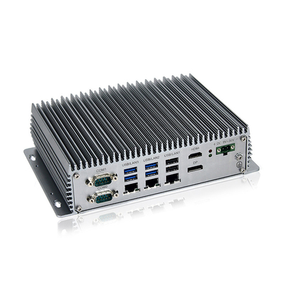 J6412 промышленный Fanless мини ПК ЛИНУКСА RS232 RS485 настольный компьютер WIN10 LAN ПК 3