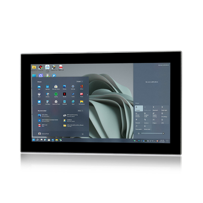 15,6 установка широкого экрана IP65 Windows11 100*100 VESA ПК дюйма изрезанная врезанная