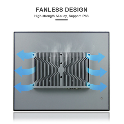 Пункт 17INCH PCAP 1280 x 1024 ПК 10 панели Wifi Fanless промышленный
