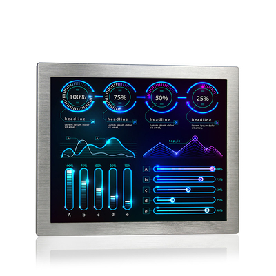 17&quot; емкостное касание делает промышленное водостойким совсем в одном SSD 1280 x 1024 RAM 128G ПК 4G