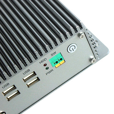 Изрезанное небольшое промышленное C.P.U. 2 USB RS232 RS485 восьмого COM 8 LAN 4 компьютера