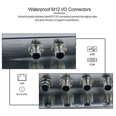 Промышленный экран касания ПК панели Ip66 12in водоустойчивый Fanless со случаем нержавеющей стали