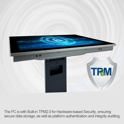 Изрезанное 17 напряжение тока ПК TPM 2,0 RS232 RS422 RS485 9-36V панели дюйма HMI