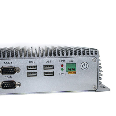 восьмой ПК сплава алюминия C.P.U. промышленный Fanless мини, ПК I3 SSD MSATA 128G Fanless мини