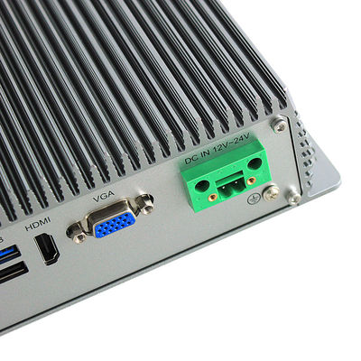 мини промышленный врезанный USB x 4 x RS232 LAN x 6 ПК J1900 2 коробки 15W Fanless X86
