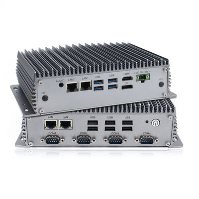 Врезанное изрезанное компакта ПК I5 OEM Win10 DDR4L MSATA промышленное Fanless мини