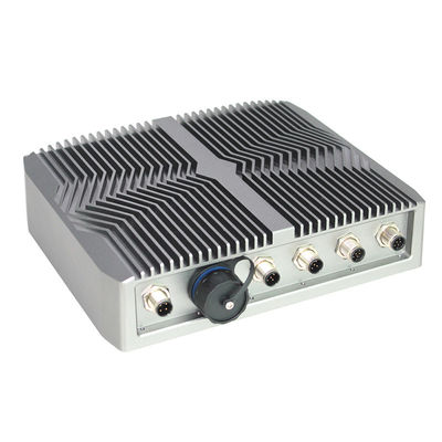 Fanless компьютер IP69K промышленный врезанный, ПК алюминиевого сплава восьмой изрезанный мини