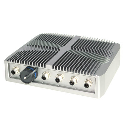 На открытом воздухе врезанный IP67 ПК Линукса Fanless мини, компьютер Gpu соединителей I/O M12 промышленный