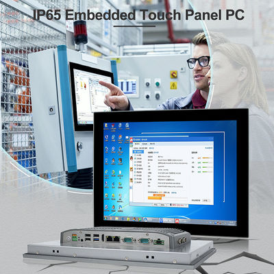 ПК экрана касания I7-8565U изрезанный, 6 компьютер ПК экрана касания COM Ubuntu