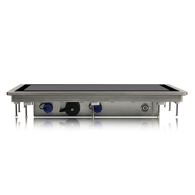 VGA 400cd/m2 DVI касания IP69K Washable промышленным врезанный экранным дисплеем
