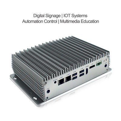 Fanless промышленный врезанный ПК коробки подгонял ядр квадрацикла J1900
