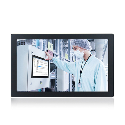 Касание дюйма TPM 2,0 настольного компьютера 21,5 ПК панели Win10 Iot J1900 HMI промышленные сопротивляющееся