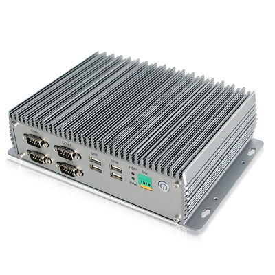 Качество мини промышленный врезанный USB x 4 x RS232 LAN x 6 ПК J1900 2 коробки 15W Fanless X86 фабрика